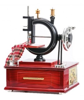 復古桌上型 老式縫紉機 音樂盒 MUSIC BOX